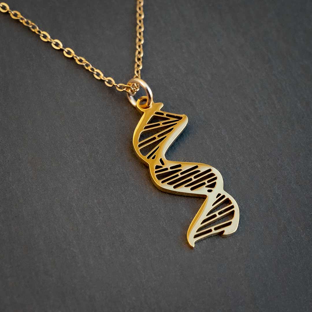 アクセサリー Handmade Vintage Silver DNA Necklace 925 DNA Double Helix Charm Necklace - 925 Sterling Silver