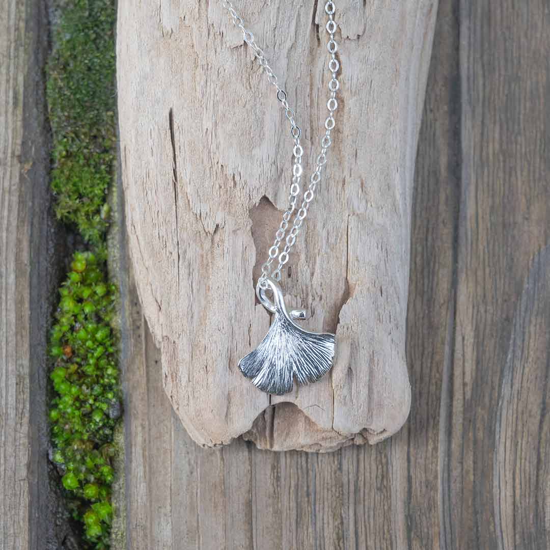 Ginkgo Leaf Necklace