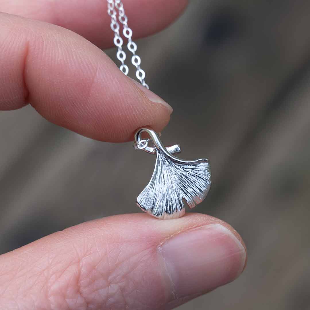 Ginkgo Leaf Necklace