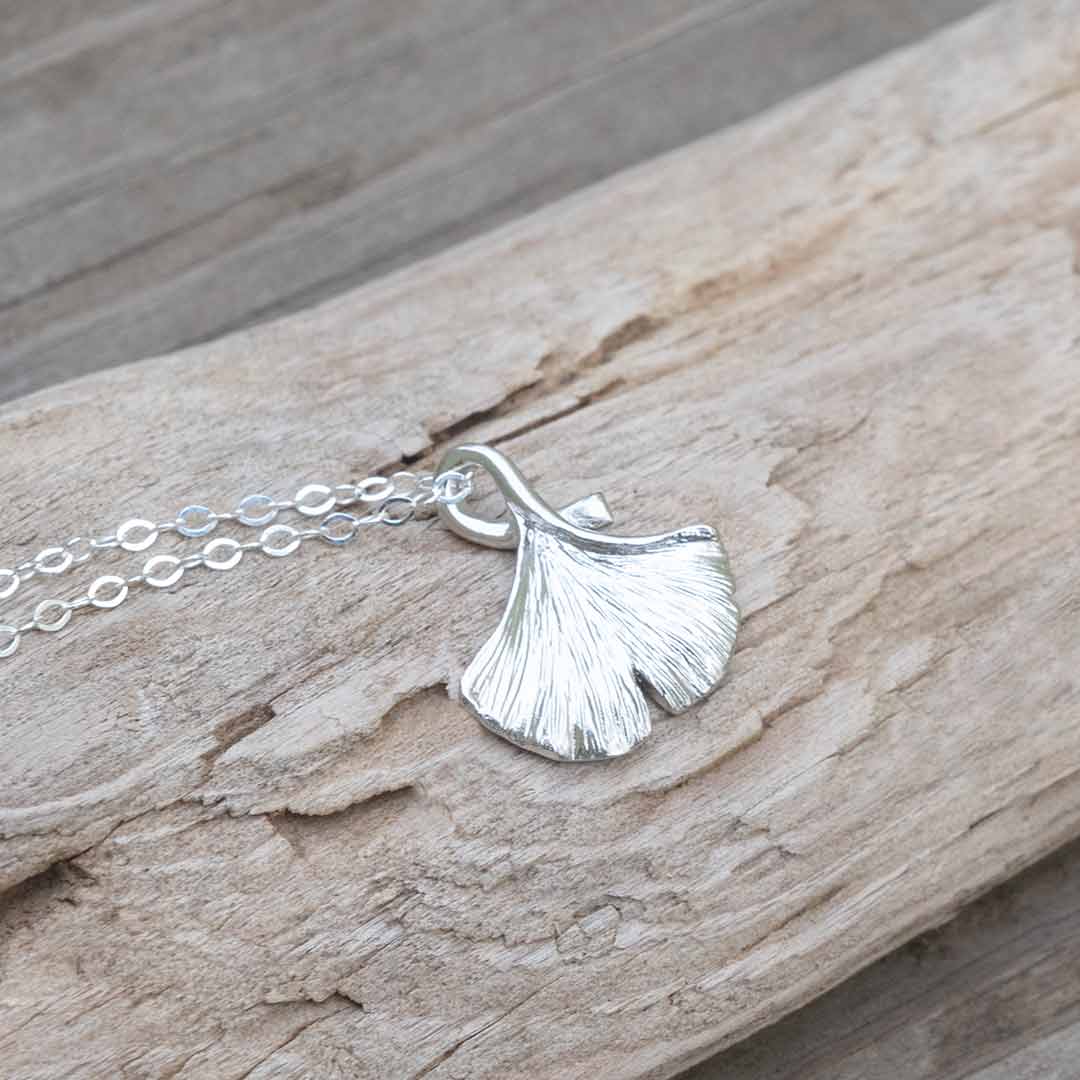 Ginkgo Leaf Necklace