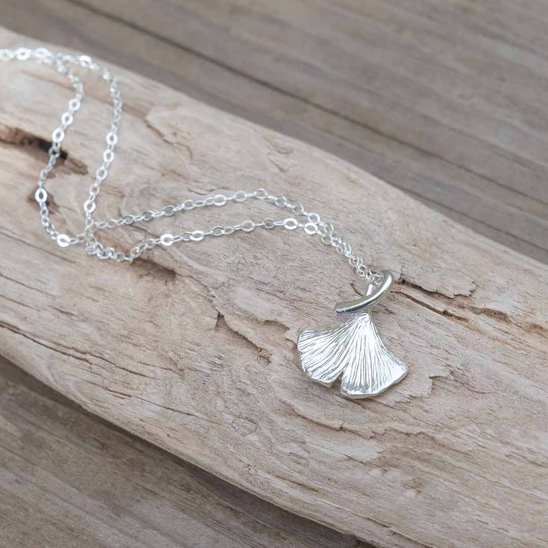 Ginkgo Leaf Necklace