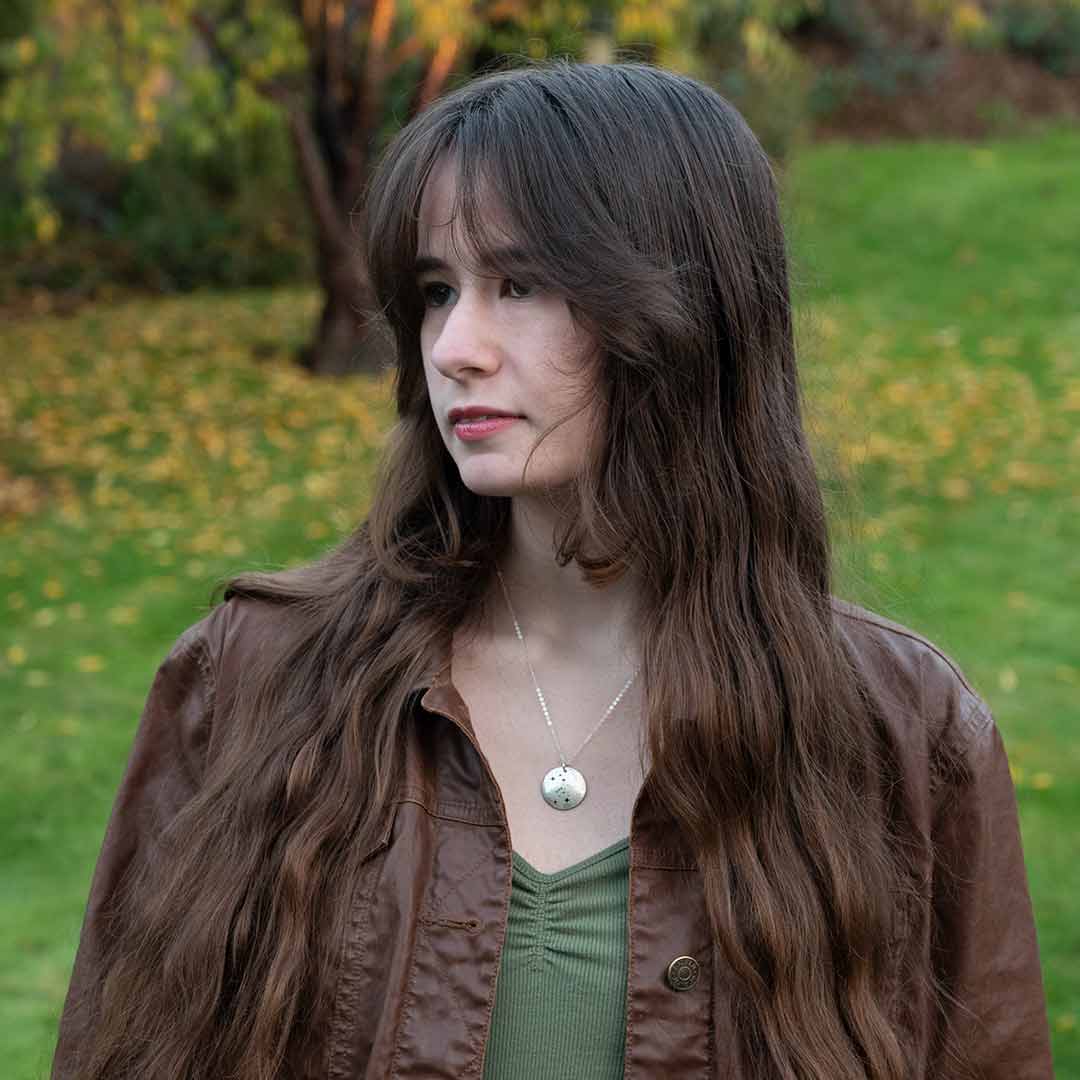 Orion Constellation Necklace, Hand-stamped