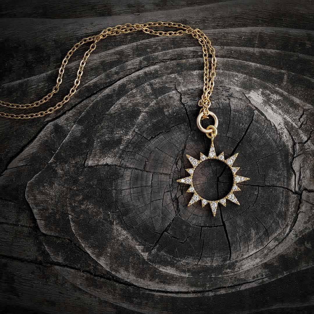 Eclipse Necklace Space Jewelry Boutique Academia