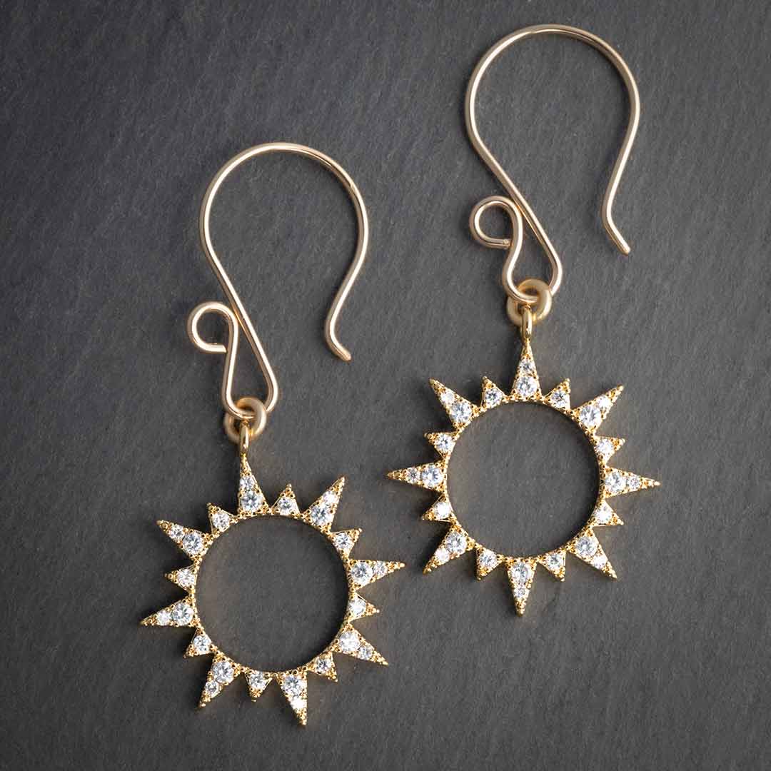 Eclipse Solar Totality Earrings