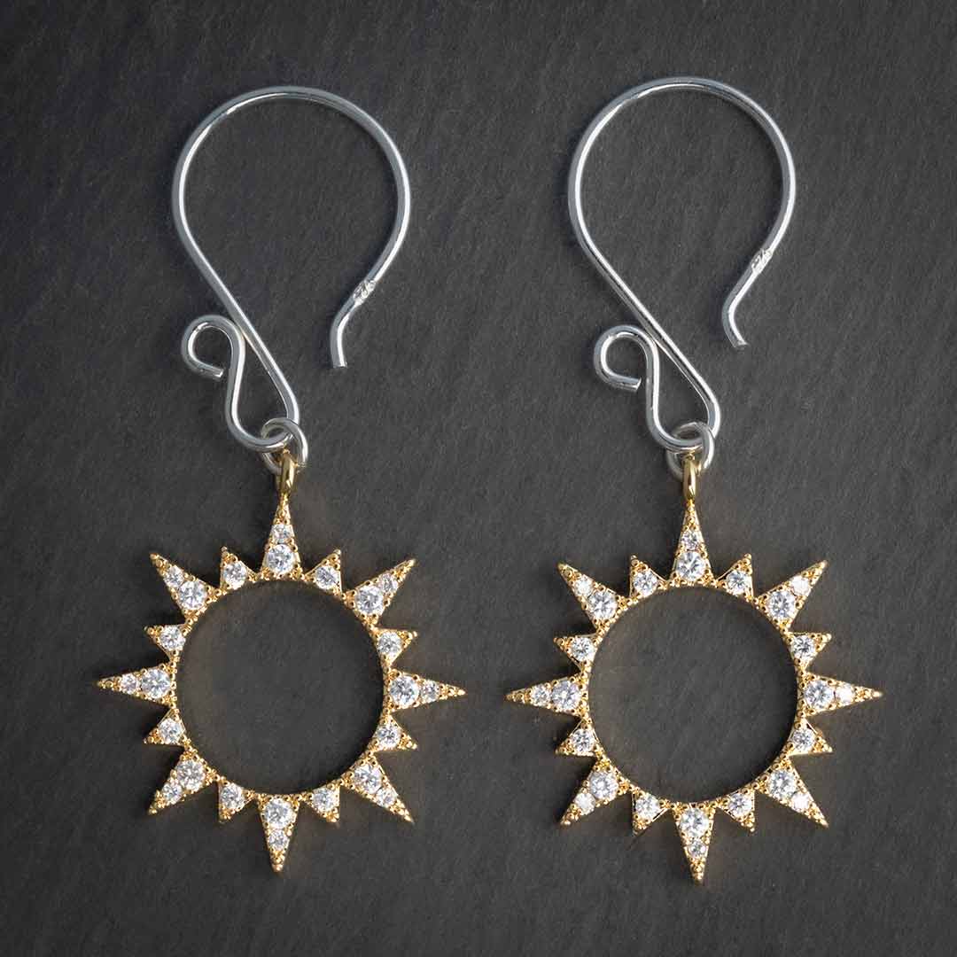 Eclipse Solar Totality Earrings
