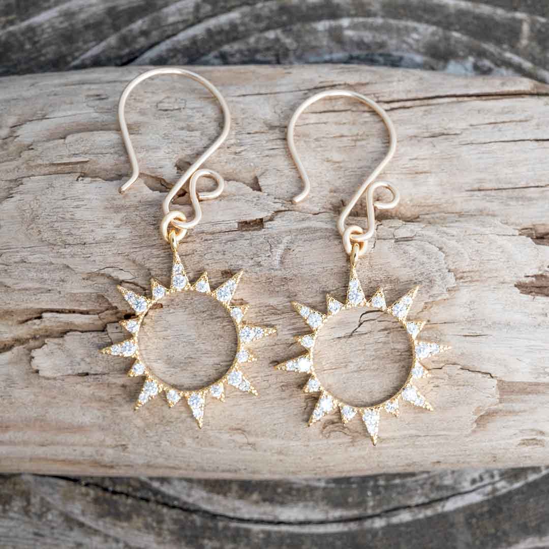 Eclipse Solar Totality Earrings
