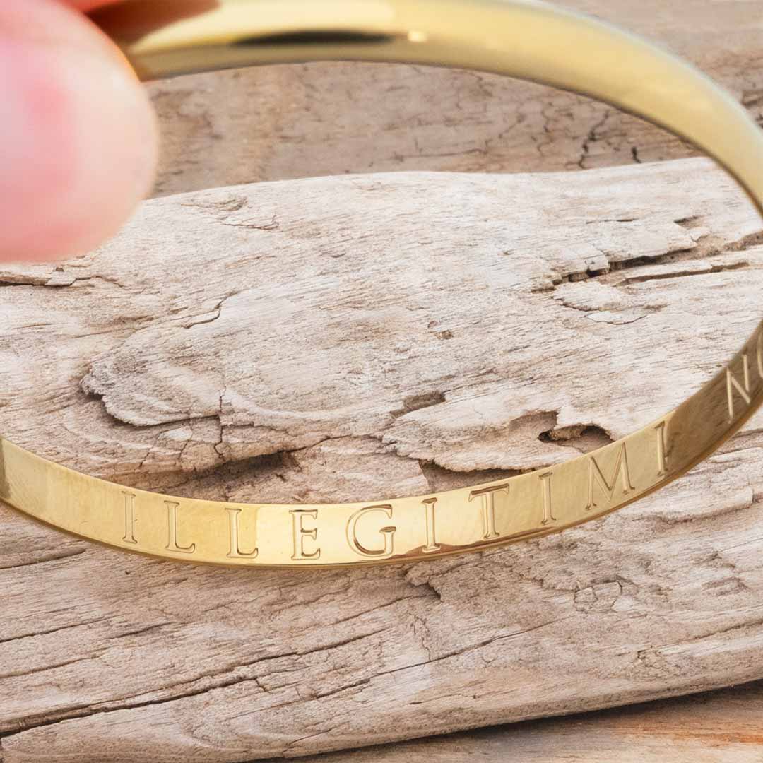 "Don't Let The Bastards Get You Down" Bracelet