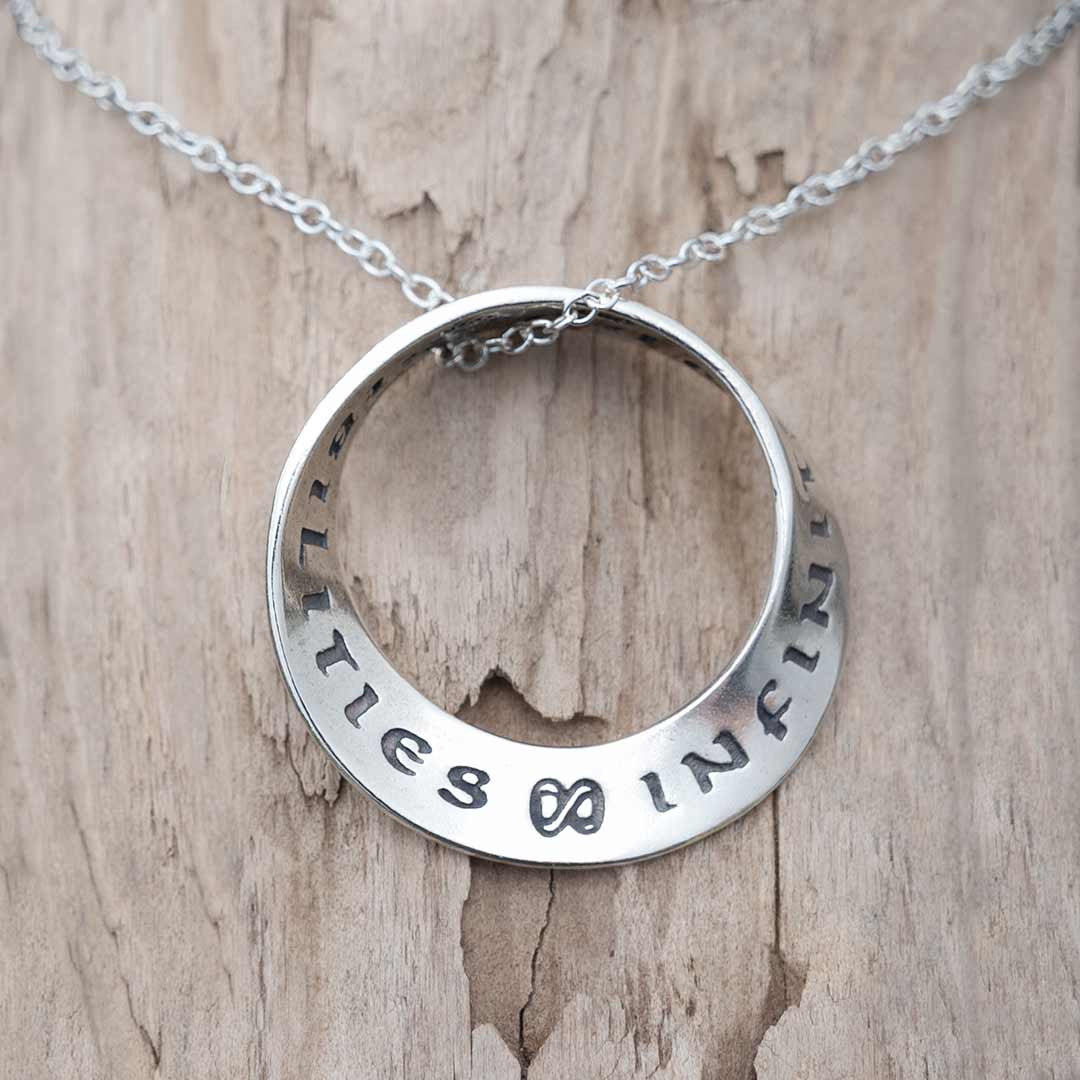 Möbius Necklace "Infinite Possibilities"