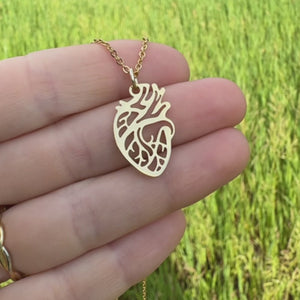 Anatomical heart charm sales