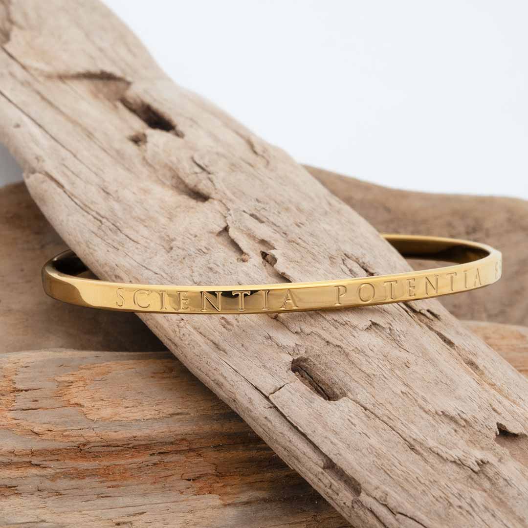 "Knowledge Is Power" Bracelet