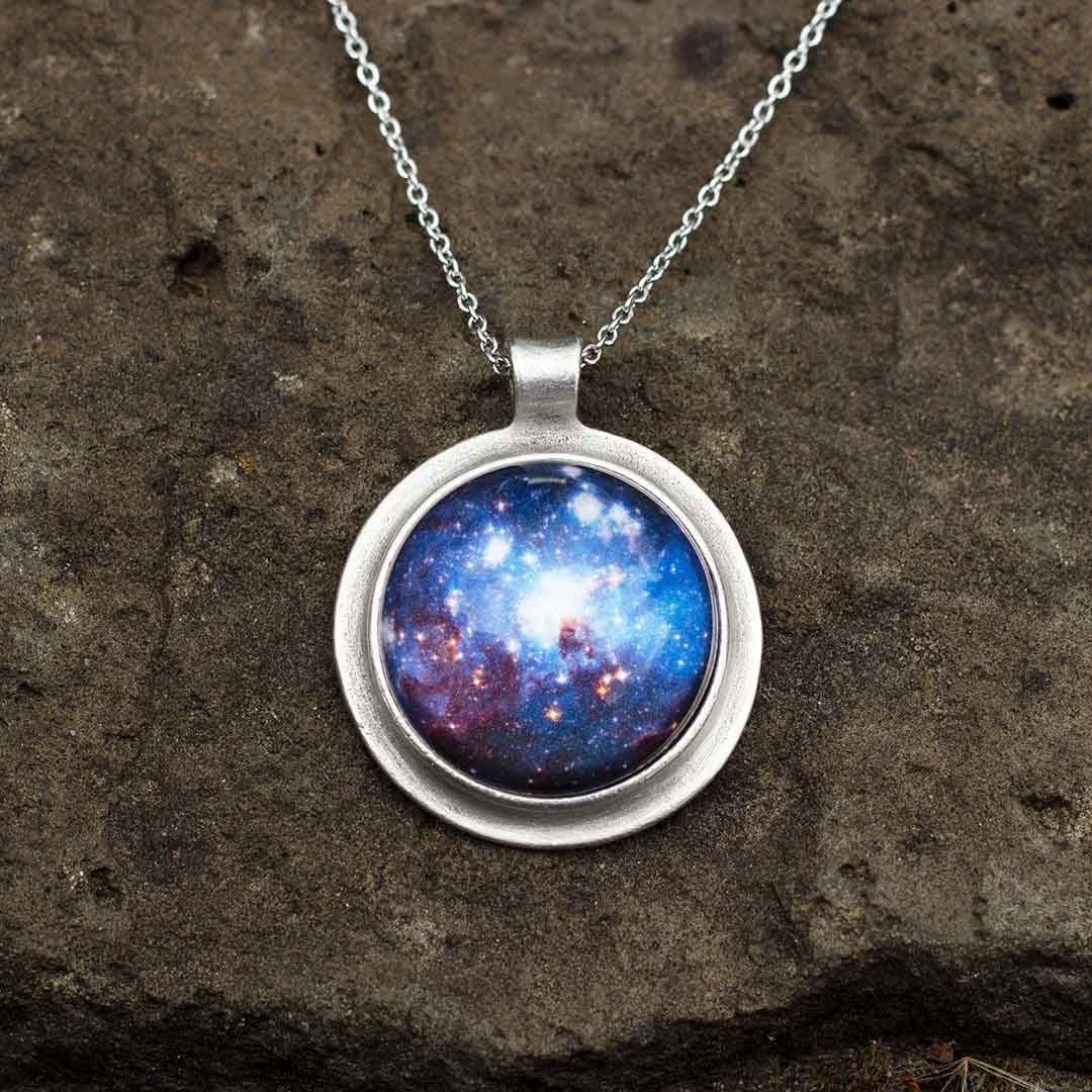 Blue Nebula Necklace