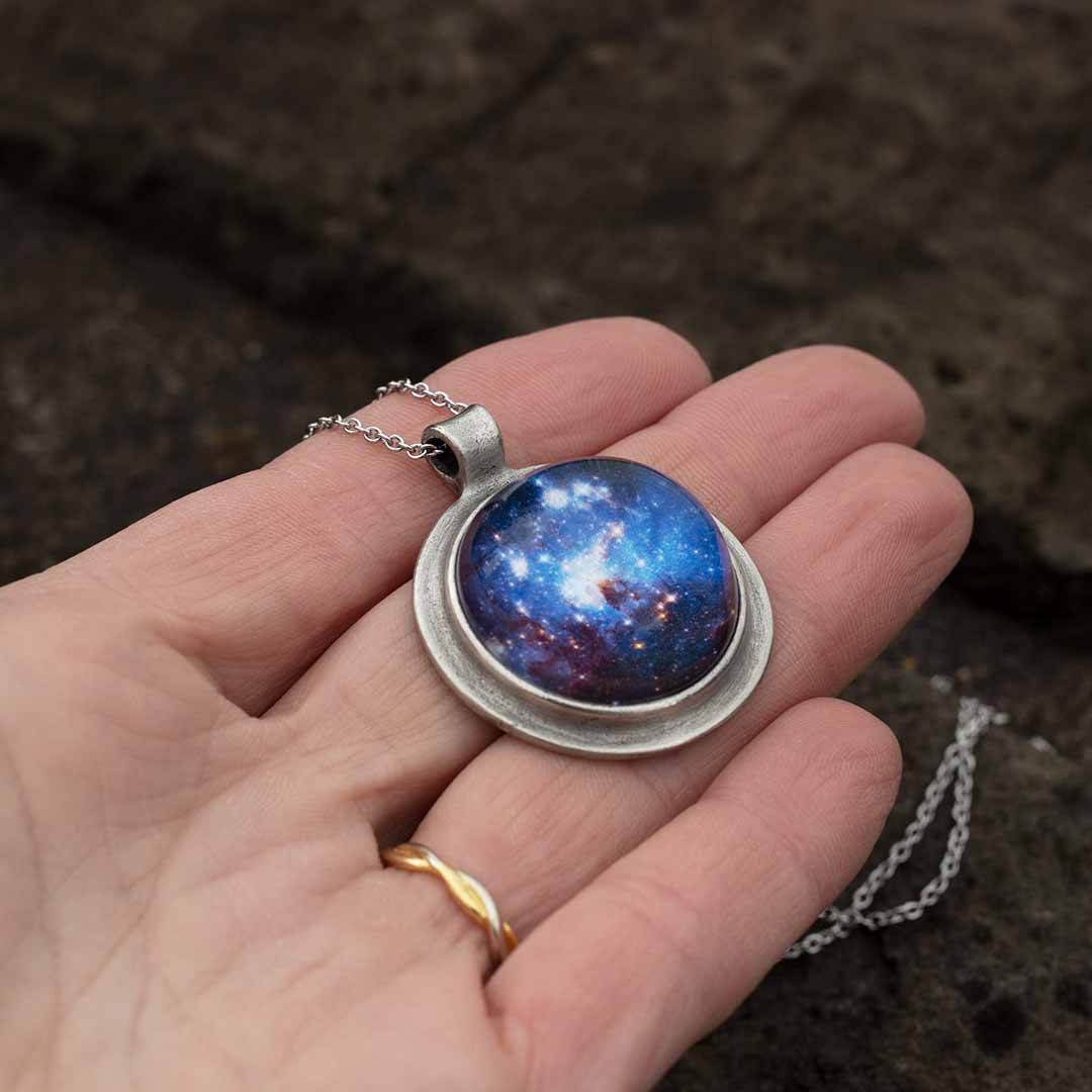 Blue Nebula Necklace
