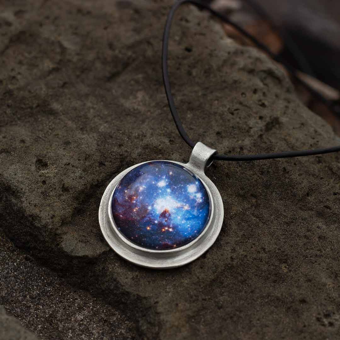Blue Nebula Necklace