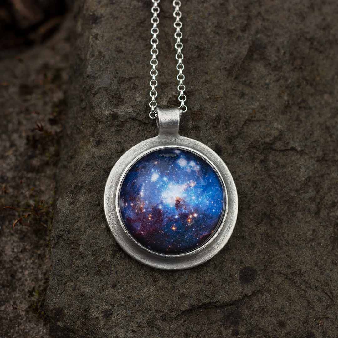 Blue Nebula Necklace