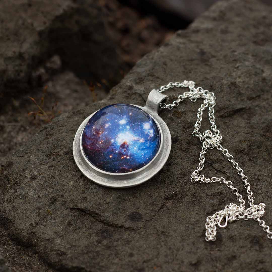Blue Nebula Necklace