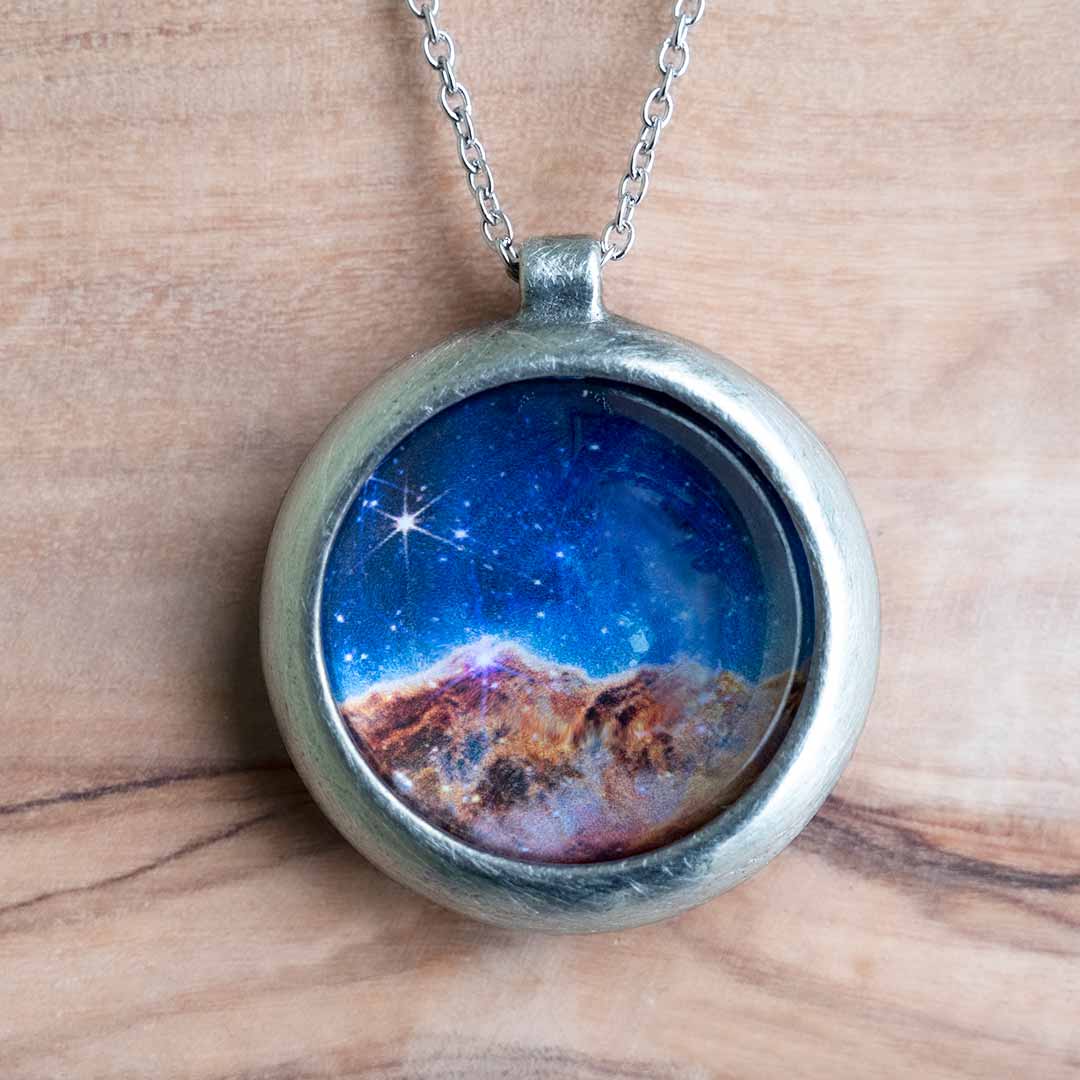Carina Nebula Cosmic Cliffs Necklace