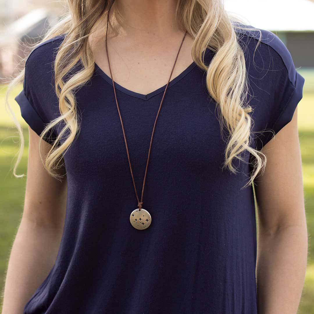 Cassiopeia constellation necklace - science &amp; astronomy jewelry. Great gift for a star gazer, teacher, or dog lover.