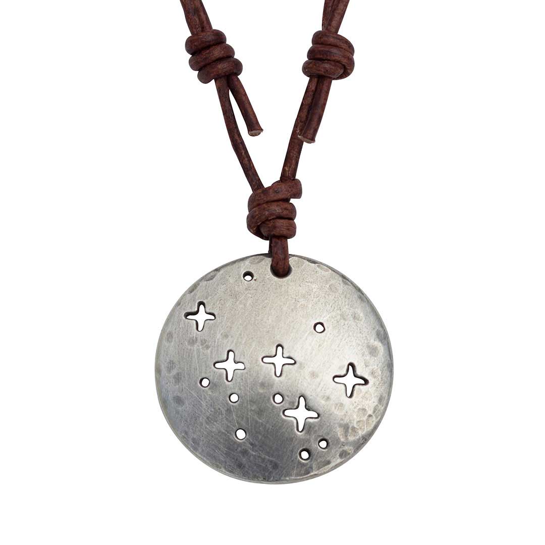 Cassiopeia constellation necklace - science &amp; astronomy jewelry. Great gift for a star gazer, teacher, or dog lover.