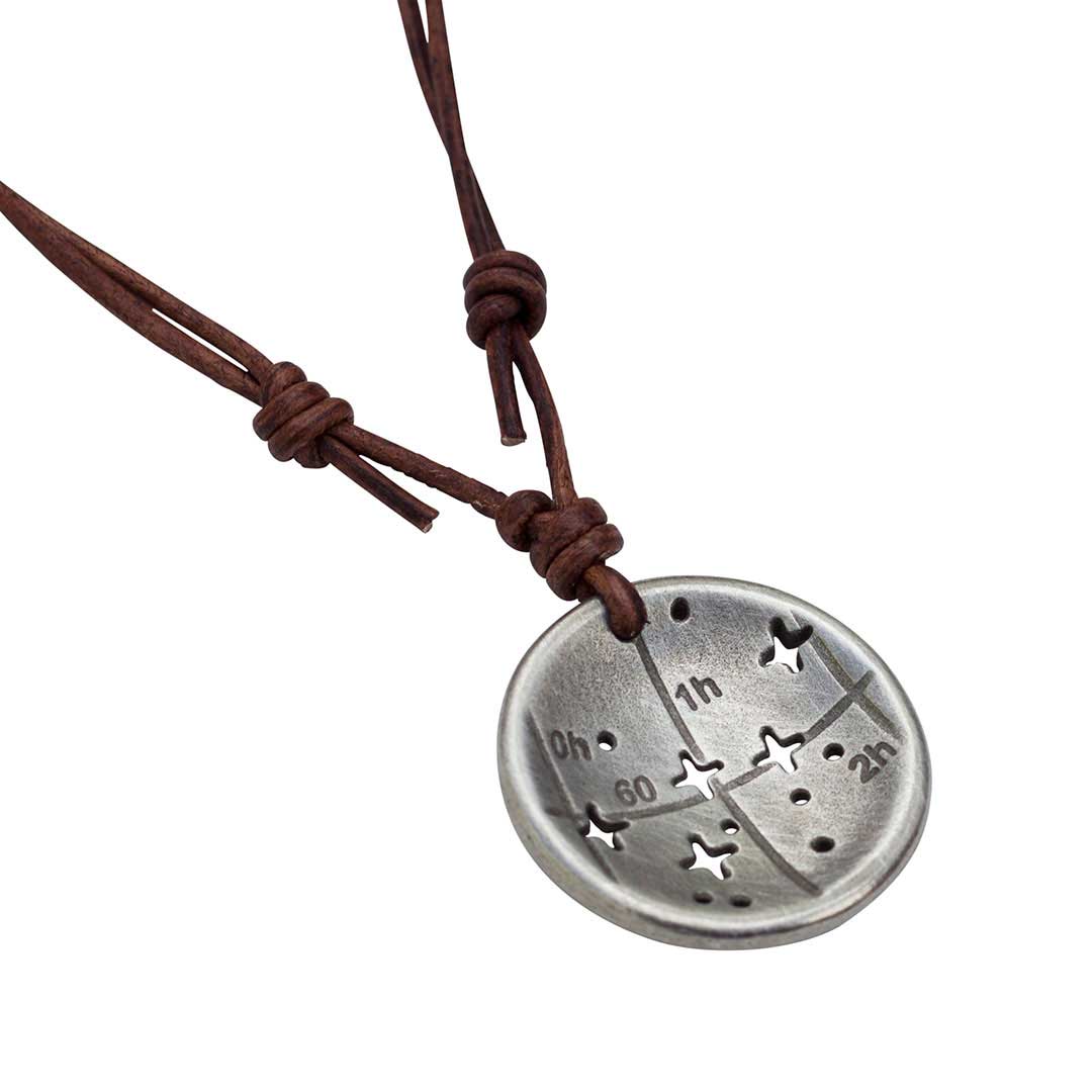 Cassiopeia constellation necklace - science &amp; astronomy jewelry. Great gift for a star gazer, teacher, or dog lover.