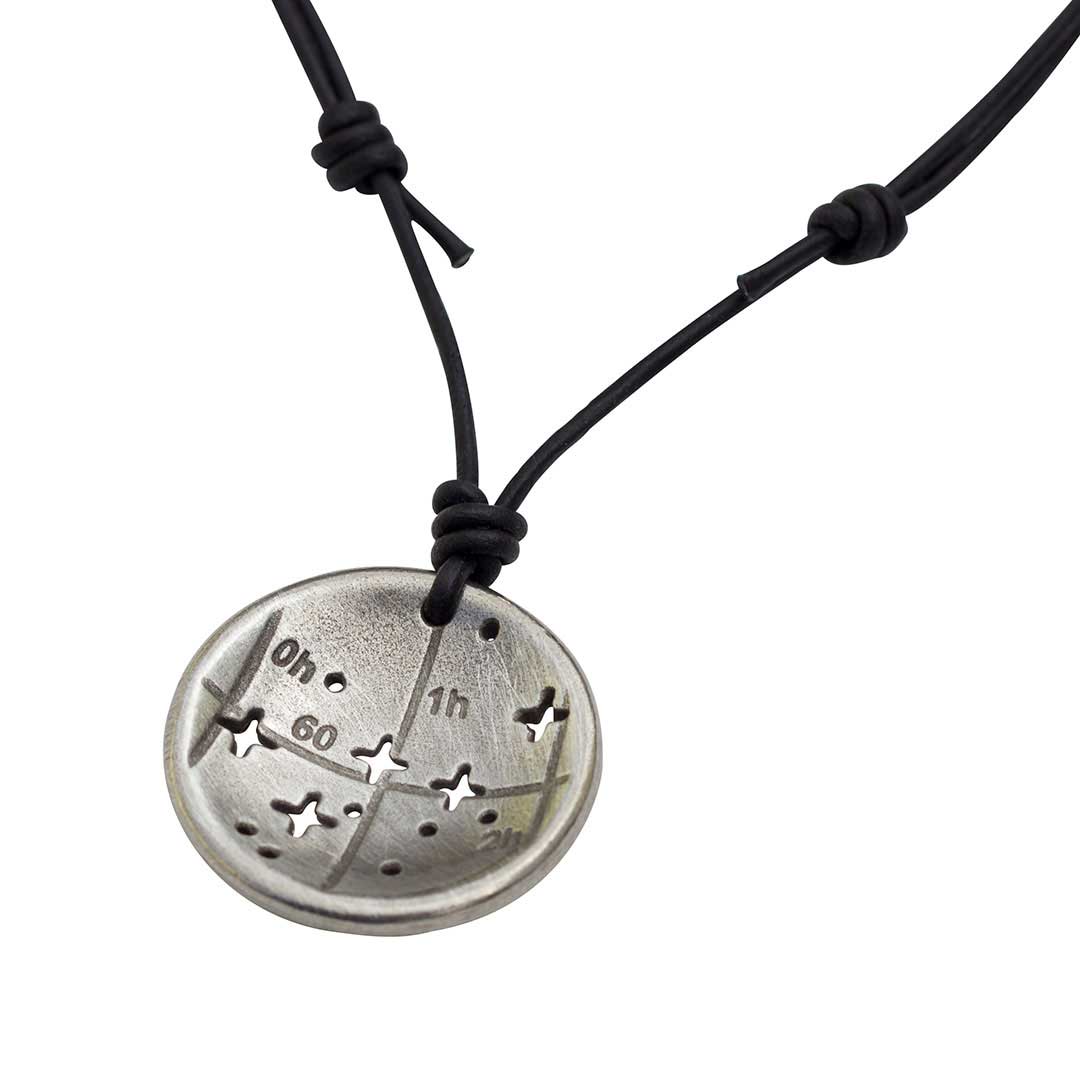 Cassiopeia constellation necklace - science &amp; astronomy jewelry. Great gift for a star gazer, teacher, or dog lover.
