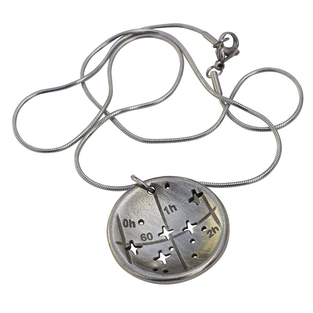 Cassiopeia constellation necklace - science &amp; astronomy jewelry. Great gift for a star gazer, teacher, or dog lover.