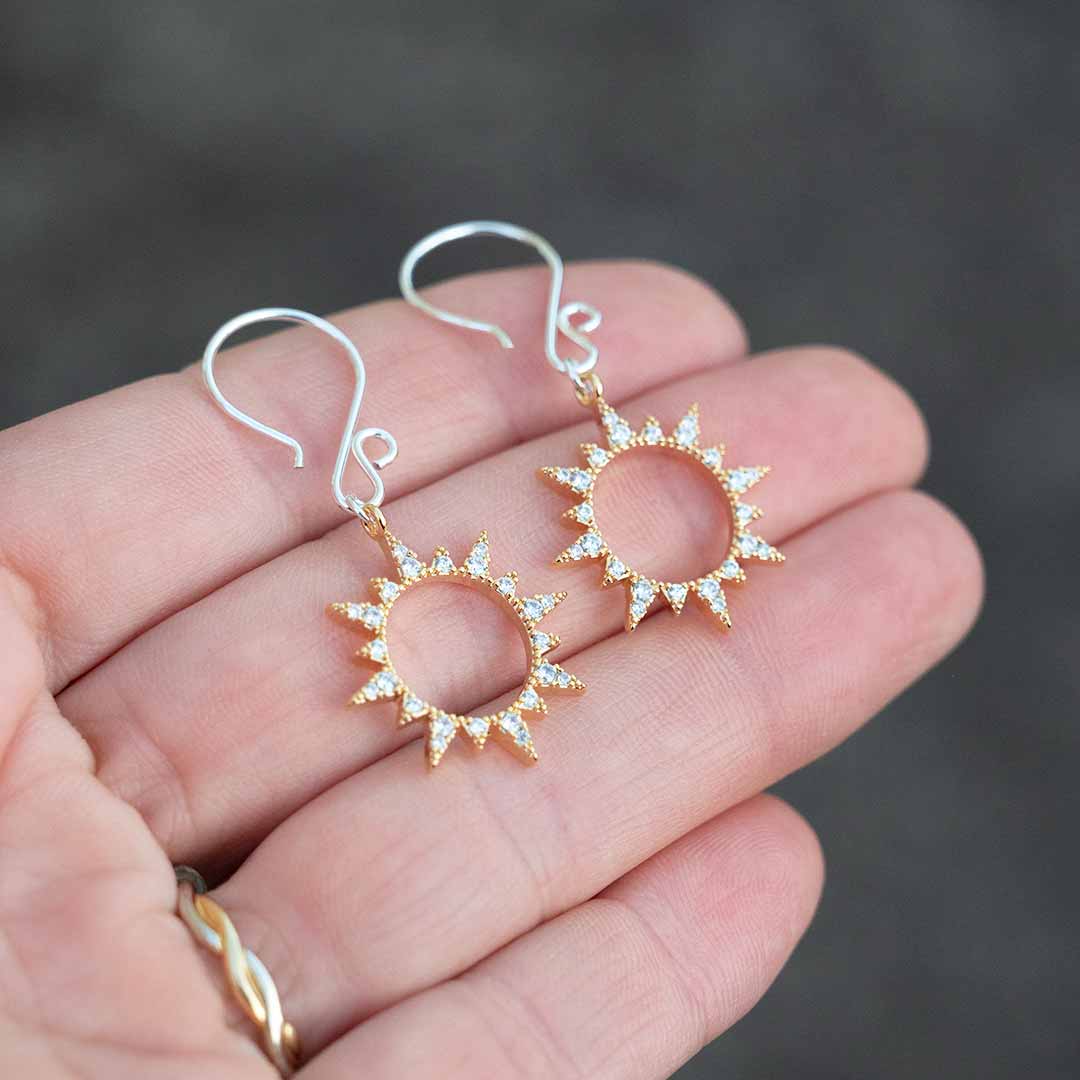 Eclipse Solar Totality Earrings