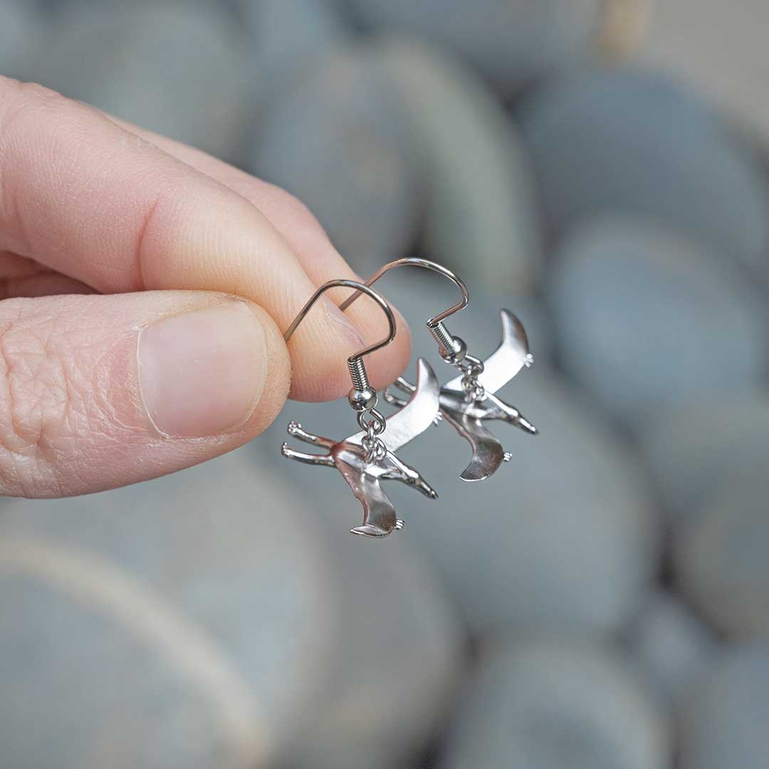 Pterodactyl earrings 2025