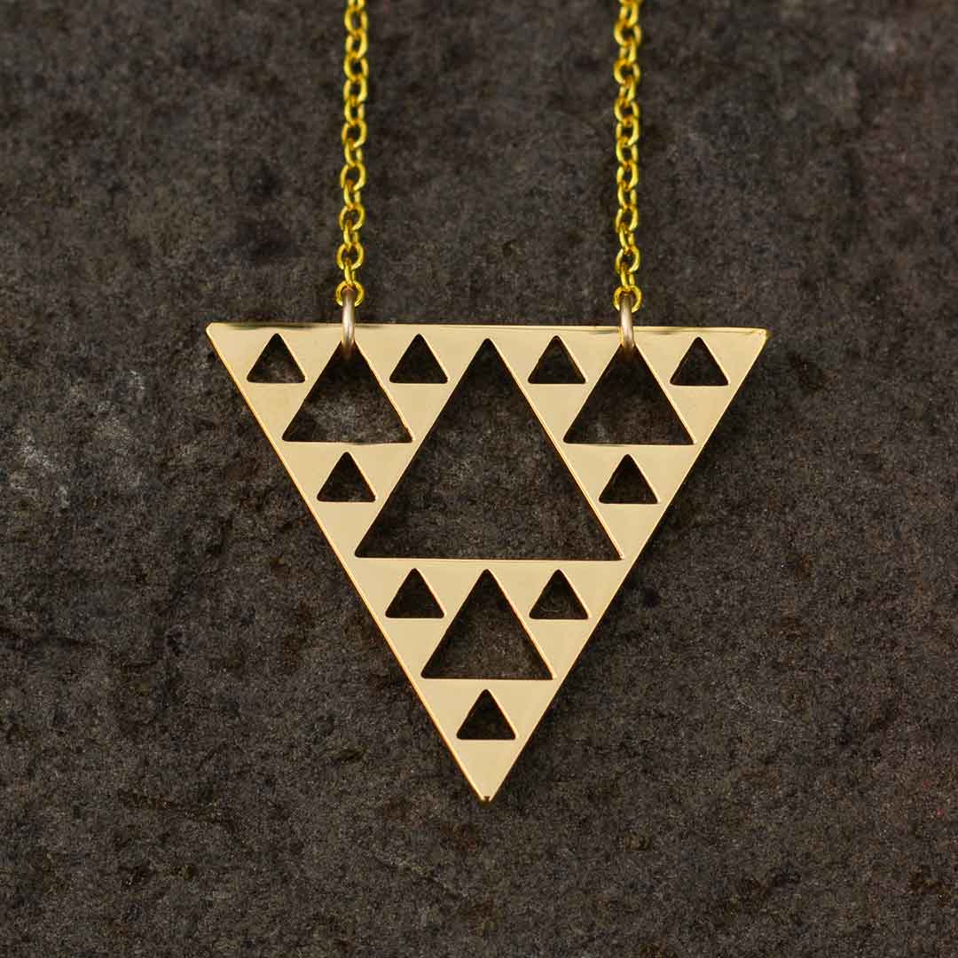 Sierpinski Triangle Necklace