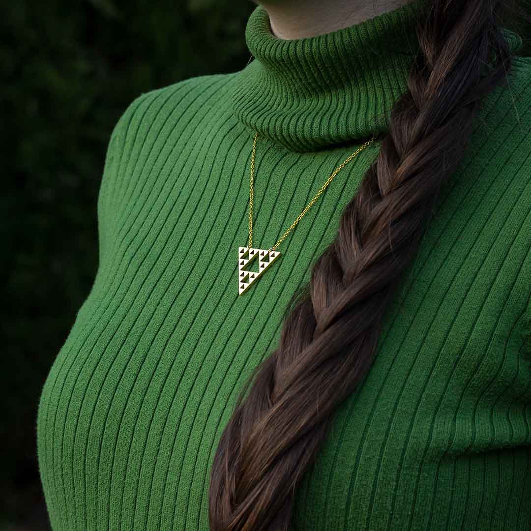 Sierpinski Triangle Necklace