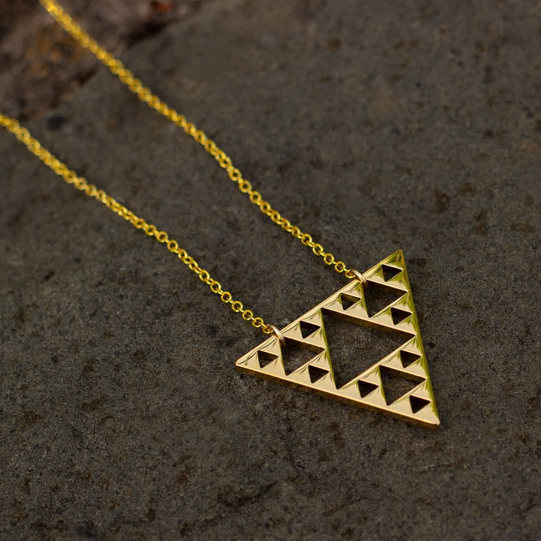 Sierpinski Triangle Necklace