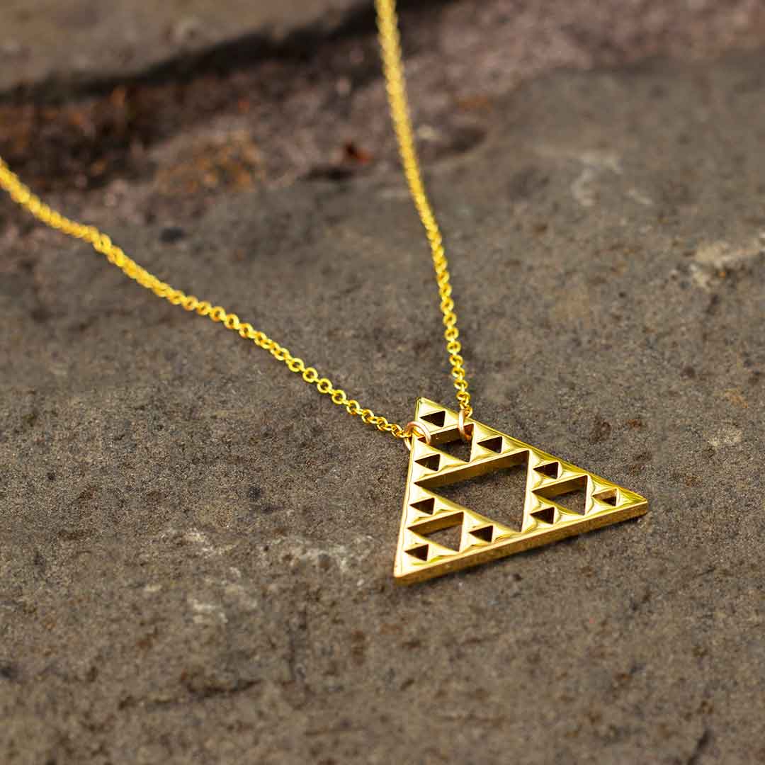 Sierpinski Triangle Necklace