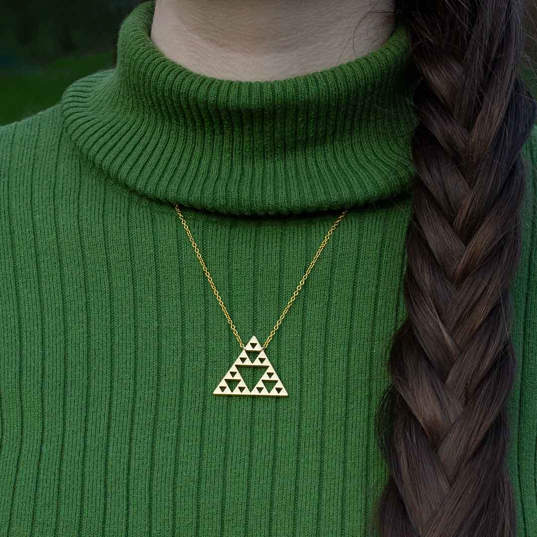 Sierpinski Triangle Necklace