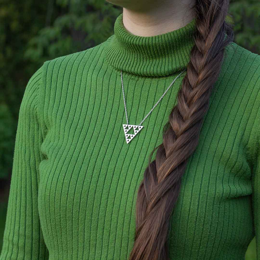 Sierpinski Triangle Necklace