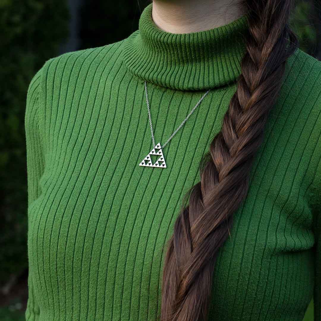 Sierpinski Triangle Necklace