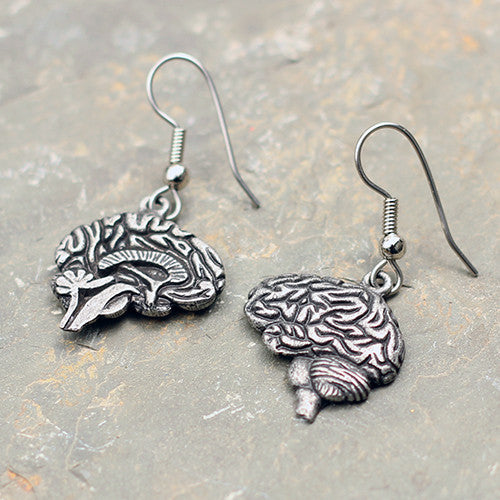 Brain Earrings