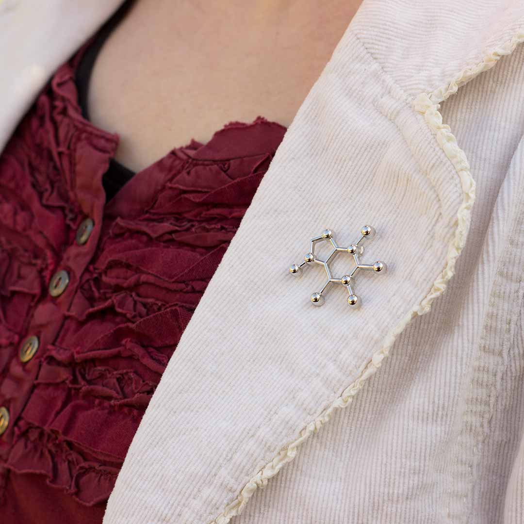 Caffeine Pin