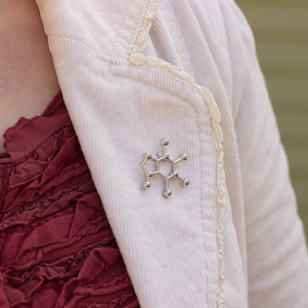 Caffeine Pin