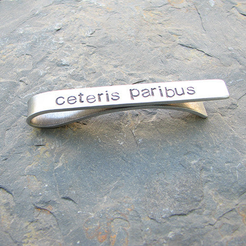 Ceteris Paribus Tie Bar
