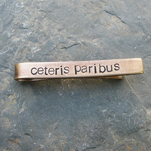 Ceteris Paribus Tie Bar