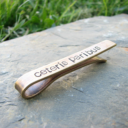 Ceteris Paribus Tie Bar