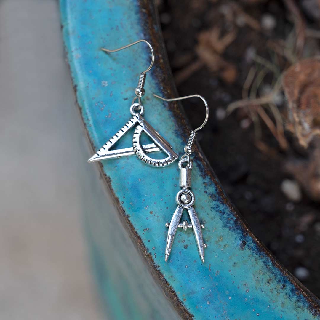 Drafting Tool Earrings