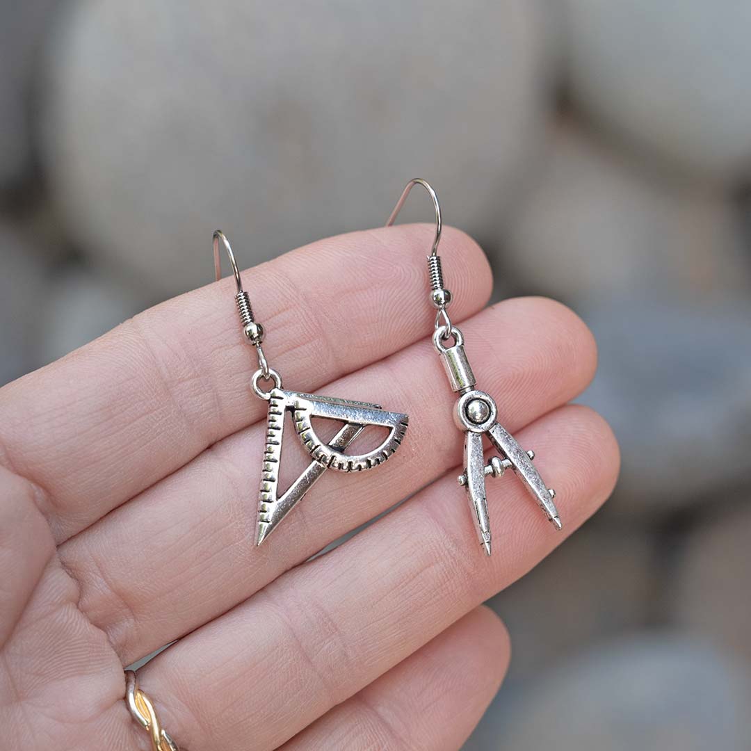 Drafting Tool Earrings