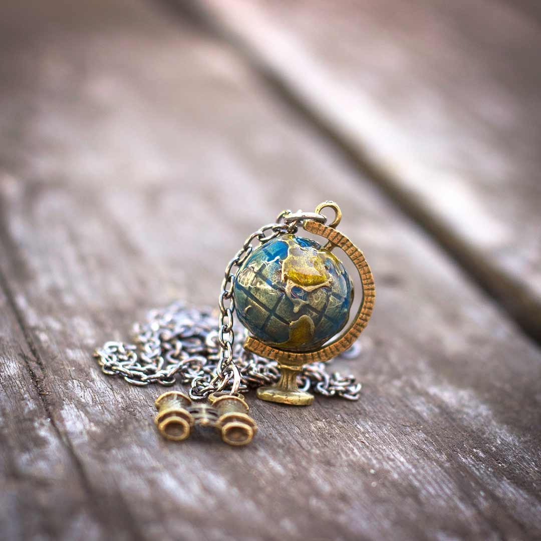 World Globe Necklace