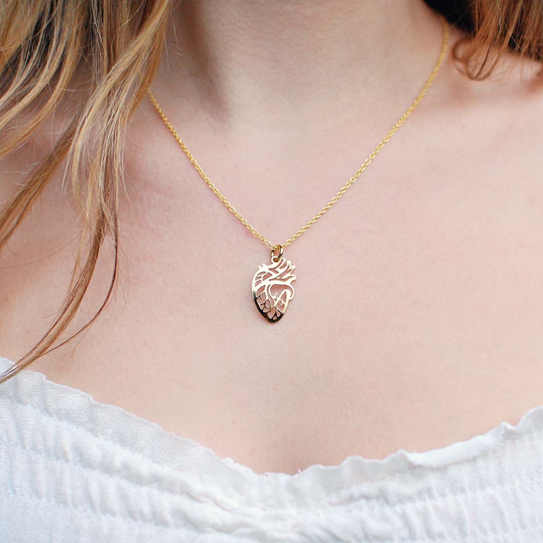 Anatomical Heart Necklace