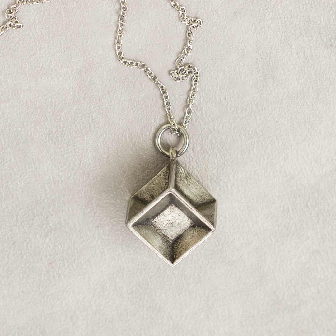 Tesseract Hypercube Necklace