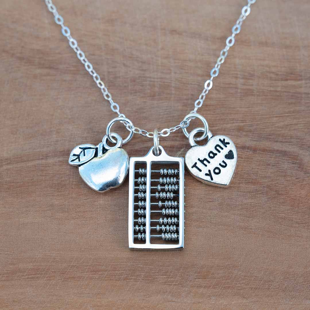 Math Teacher Necklace