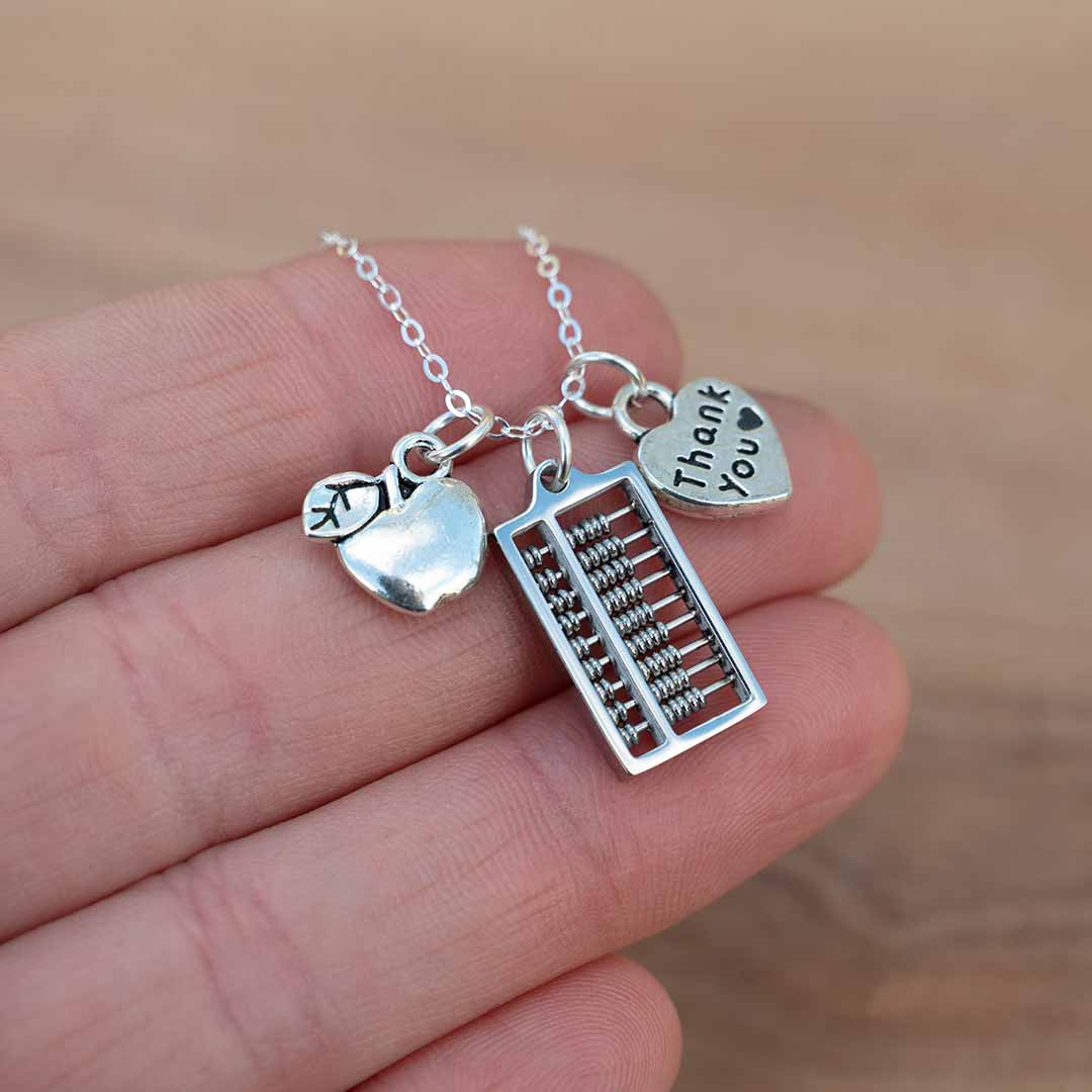 Math Teacher Necklace
