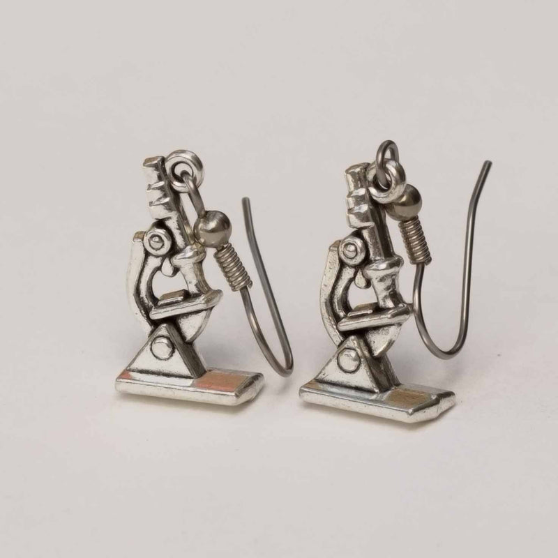 Microscope Earrings Boutique Academia