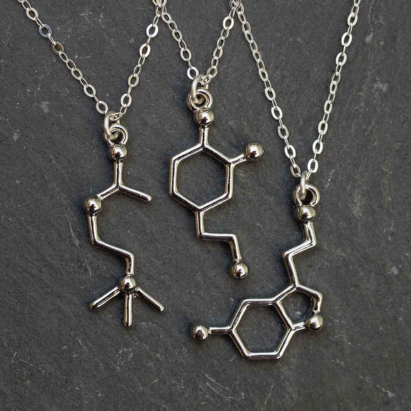 Serotonin Molecule Pendant with Necklace | in high India | Ubuy