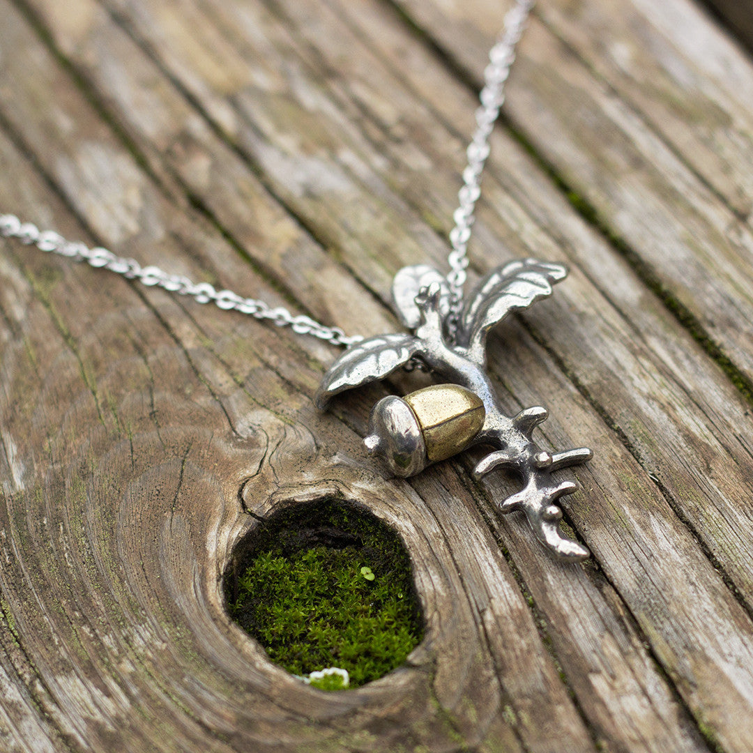 Acorn necklace on sale